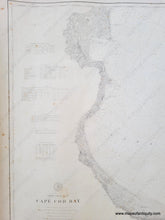 Load image into Gallery viewer, NAU334-Antique-nautical-chart-restrike-Coast-Chart-No-10-Cape-Cod-Bay-Plymouth-Provincetown-USCGS-20th-Century-Maps-of-Antiquity