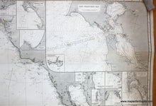 Load image into Gallery viewer, 1887 / 1888 - West Coast Of North America From San Blas To Francisco Antique Chart Genuine Nautical