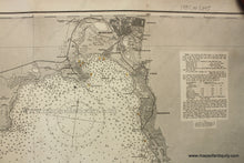 Load image into Gallery viewer, 1894 - Port Phillip Antique Chart Genuine Nautical