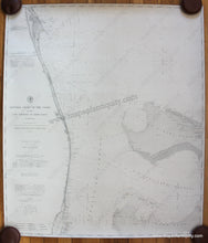 Load image into Gallery viewer, Antique-Black-and-White-Nautical-Chart-General-Chart-of-the-Coast-No.-XIV-Cape-Canaveral-to-Fowey-Rocks-1884-US-Coast-and-Geodetic-Survey-US-South-Charts-1800s-19th-century-Maps-of-Antiquity