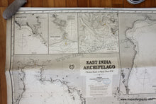 Load image into Gallery viewer, 1886 - Western Route To China No. 3 East India Archipelago Antique Chart Genuine Nautical