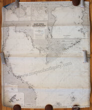 Load image into Gallery viewer, Antique-Black-and-White-Nautical-Chart-Western-Route-to-China-No.-3-East-India-Archipelago-1886-Imray-&-Son-US-Mid-Atlantic-Charts-1800s-19th-century-Maps-of-Antiquity