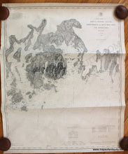 Load image into Gallery viewer, Antique-Nautical-Chart-Coast-Chart-No.-3-Mount-Desert-Island-Frenchman's-and-Blue-Hill-Bays-and-Approaches-Maine.-1883-USC&GS-1800s-19th-century-Maps-of-Antiquity