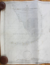 Load image into Gallery viewer, 1886/1888 - Atlantic Coast Of The United States Cape Canaveral To Havana With Straits Florida And