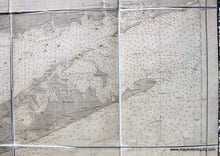 Load image into Gallery viewer, Genuine-Antique-Printed-Color-Chart-Montauk-Point-to-New-York-and-Long-Island-Sound-1889/1899-US-Coast-&-Geodetic-Survey-Maps-Of-Antiquity