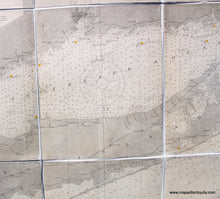 Load image into Gallery viewer, Genuine-Antique-Printed-Color-Chart-Montauk-Point-to-New-York-and-Long-Island-Sound-1889/1899-US-Coast-&-Geodetic-Survey-Maps-Of-Antiquity