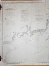Load image into Gallery viewer, 1860 - Coast Charts Nos. 12, 13 & 14, Coast of the United States, Monomoy and Nantucket Shoals to Block Island - Antique Chart