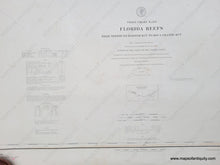 Load image into Gallery viewer, Antique-Black-and-White-Antique-Nautical-Chart-Coastal-Chart-No.-169-Florida-Reefs-from-Newfound-Harbor-to-Boca-Grande-Key-Antique-Nautical-Charts-Florida-1888-U.S.-Coast-Survey-Maps-Of-Antiquity