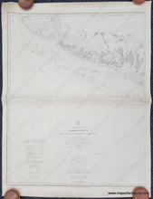 Load image into Gallery viewer, Antique-Black-and-White-Antique-Nautical-Chart-Coastal-Chart-No.-169-Florida-Reefs-from-Newfound-Harbor-to-Boca-Grande-Key-Antique-Nautical-Charts-Florida-1888-U.S.-Coast-Survey-Maps-Of-Antiquity