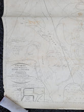 Load image into Gallery viewer, Genuine-Antique-Nautical-Chart-Chart-of-the-mouths-of-the-Elbe-and-Weser-Rivers-with-a-part-of-the-North-Sea---Charte-von-den-Mundungen-der-Elbe-und-Weser-nebst-einem-Theileder-Nordsee-1825-Schiffarts-and-Halfen-Deputation-Maps-Of-Antiquity