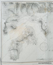 Load image into Gallery viewer, Genuine-Antique-Nautical-Chart-West-Indies-Virgin-Islands-Harbor-of-St-Thomas-1885-1891-US-Hydrographic-Office-of-the-US-Navy-Maps-Of-Antiquity