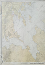 Load image into Gallery viewer, Genuine-Antique-Nautical-Chart-Long-Island-Sound-and-East-River-Hempstead-Harbor-to-Tallman-Island-1922-1927-US-Coast-and-Geodetic-Survey-Maps-Of-Antiquity