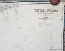 Load image into Gallery viewer, Genuine-Antique-Nautical-Chart-Western-Pacific---Indonesia-Philippines-China-Japan-Chart-No-3-1864-Imray--Son-Maps-Of-Antiquity