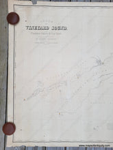 Load image into Gallery viewer, Genuine-Antique-Nautical-Chart-Chart-of-Vineyard-Sound-from-Chatham-Lights-to-Gay-Head-1854-George-Eldridge-Nantucket-Monomoy-Martha's-Vineyard-Woods-Hole-Elizabeth-Islands-sailing-rare-early-chart-Maps-Of-Antiquity