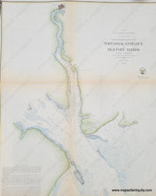 Load image into Gallery viewer, Genuine-Antique-Coast-Survey-Chart-Reconnaissance-of-Port-Royal-Entrance-and-Beaufort-Harbor-South-Carolina-1855-USCS-Maps-Of-Antiquity