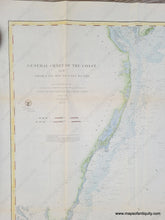 Load image into Gallery viewer, Genuine-Antique-Coast-Survey-Chart-General-Chart--of-the-Coast-No-IV-From-Cape-May-to-Cape-Henry-1862-USCS-Maps-Of-Antiquity