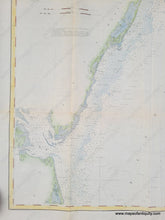 Load image into Gallery viewer, Genuine-Antique-Coast-Survey-Chart-General-Chart--of-the-Coast-No-IV-From-Cape-May-to-Cape-Henry-1862-USCS-Maps-Of-Antiquity