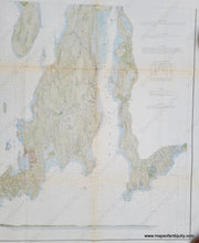 Load image into Gallery viewer, Genuine-Antique-Coast-Survey-Chart-Untitled-Narragansett-Bay-southern-half--1873-USCS-Maps-Of-Antiquity