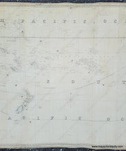 Load image into Gallery viewer, Genuine-Antique-Nautical-Chart-A-New-Chart-of-the-South-Pacific-Ocean-including-Australia-the-East-India-Islands-Polynesia-the-Western-Coast-of-South-America-1849-1855-Imray-Maps-Of-Antiquity