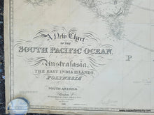 Load image into Gallery viewer, Genuine-Antique-Nautical-Chart-A-New-Chart-of-the-South-Pacific-Ocean-including-Australia-the-East-India-Islands-Polynesia-the-Western-Coast-of-South-America-1849-1855-Imray-Maps-Of-Antiquity