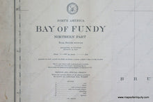 Load image into Gallery viewer, Genuine-Antique-Nautical-Chart-Bay of Fundy-1930--Maps-Of-Antiquity