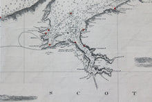 Load image into Gallery viewer, 1930? - Bay Of Fundy Antique Chart Genuine Nautical