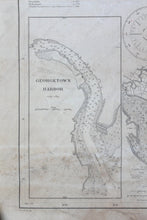 Load image into Gallery viewer, 1912 - South Carolina Winyah Bay Antique Chart Genuine Nautical