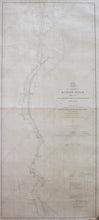 Load image into Gallery viewer, Genuine-Antique-Nautical-Chart-Hudson-River-from-Haverstraw-to-Poughkeepsie-1878-U-S-Coast-Survey--Maps-Of-Antiquity