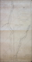 Load image into Gallery viewer, Genuine-Antique-Nautical-Chart-Hudson-River-from-Poughkeepsie-to-Hudson-City--1878-U-S-Coast-Survey--Maps-Of-Antiquity