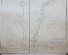 Load image into Gallery viewer, 1878 - New York Hudson River From Poughkeepsie To City Antique Chart Genuine Nautical