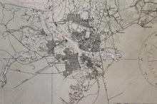 Load image into Gallery viewer, 1911 - Chesapeake Bay Entrance Antique Chart Genuine Nautical