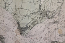 Load image into Gallery viewer, 1911 - Chesapeake Bay Entrance Antique Chart Genuine Nautical