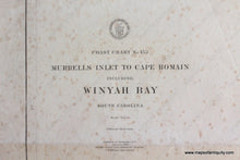Load image into Gallery viewer, Genuine-Antique-Nautical-Chart-Murrells-Inlet-to-Cape-Romain-Including-Winyah-Bay--1913-U-S-Coast-and-Geodetic-Survey---Maps-Of-Antiquity