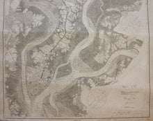 Load image into Gallery viewer, 1914 - Charleston And Vicinity South Carolina Antique Chart Genuine Nautical