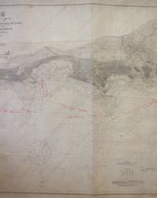 Load image into Gallery viewer, 1914 - South Carolina North Island To Of Palms Including Cape Romain Antique Chart Genuine Nautical