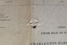 Load image into Gallery viewer, 1914 - South Carolina From Isle Of Palms To Hunting Island Including Charleston Harbor And St.