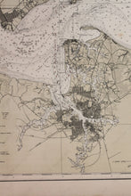 Load image into Gallery viewer, 1911 - Chesapeake Bay Entrance Antique Chart Genuine Nautical