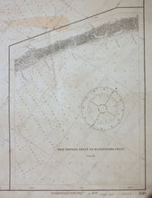 Load image into Gallery viewer, 1911 - North Carolina Old Topsail Inlet To Shallotte Including Cape Fear Antique Chart Genuine