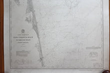 Load image into Gallery viewer, 1909 - North Carolina From Currituck Beach To Oregon Inlet Antique Chart Genuine Nautical