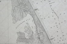 Load image into Gallery viewer, 1909 - North Carolina From Currituck Beach To Oregon Inlet Antique Chart Genuine Nautical