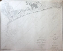 Load image into Gallery viewer, Genuine-Antique-Nautical-Chart-Ocracoke-Inlet-to-Beaufort-including-Core-Sound--1909-U-S-Coast-and-Geodetic-Survey--Maps-Of-Antiquity