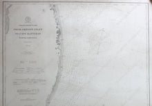 Load image into Gallery viewer, 1909 - North Carolina From Oregon Inlet To Cape Hatteras Antique Chart Genuine Nautical