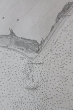 Load image into Gallery viewer, 1910 - North Carolina Cape Hatteras To Ocracoke Inlet Antique Chart Genuine Nautical