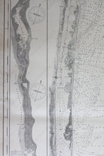 Load image into Gallery viewer, 1911 - Florida From Latitude 27’ 41 Southward To Jupiter Inlet Antique Chart Genuine Nautical
