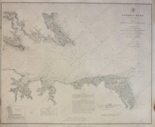 Load image into Gallery viewer, Genuine-Antique-Nautical-Chart-Potomac-River-Sheet-1--From-Entrance-to-Piney-Point-1883-U-S-Coast-Survey--Maps-Of-Antiquity