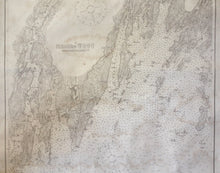 Load image into Gallery viewer, 1909 - Damariscotta And Medomak Rivers Antique Chart Genuine Nautical