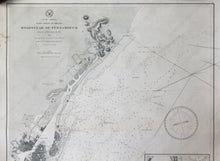 Load image into Gallery viewer, 1887 - East Coast Of Brazil Roadstead Pernambuco Antique Chart Genuine Nautical