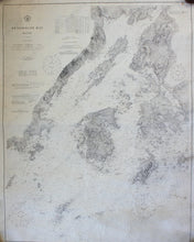 Load image into Gallery viewer, Genuine-Antique-Nautical-Chart-Penobscott-Bay--1911-U-S-Coast-and-Geodetic-Survey--Maps-Of-Antiquity