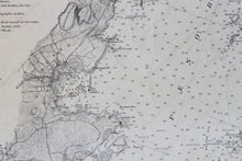Load image into Gallery viewer, 1911 - Penobscott Bay Antique Chart Genuine Nautical