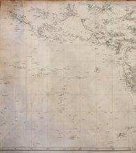 Load image into Gallery viewer, 1844 - Indian & Pacific Ocean Calcutta To China Australia And New Zealand Antique Chart Genuine